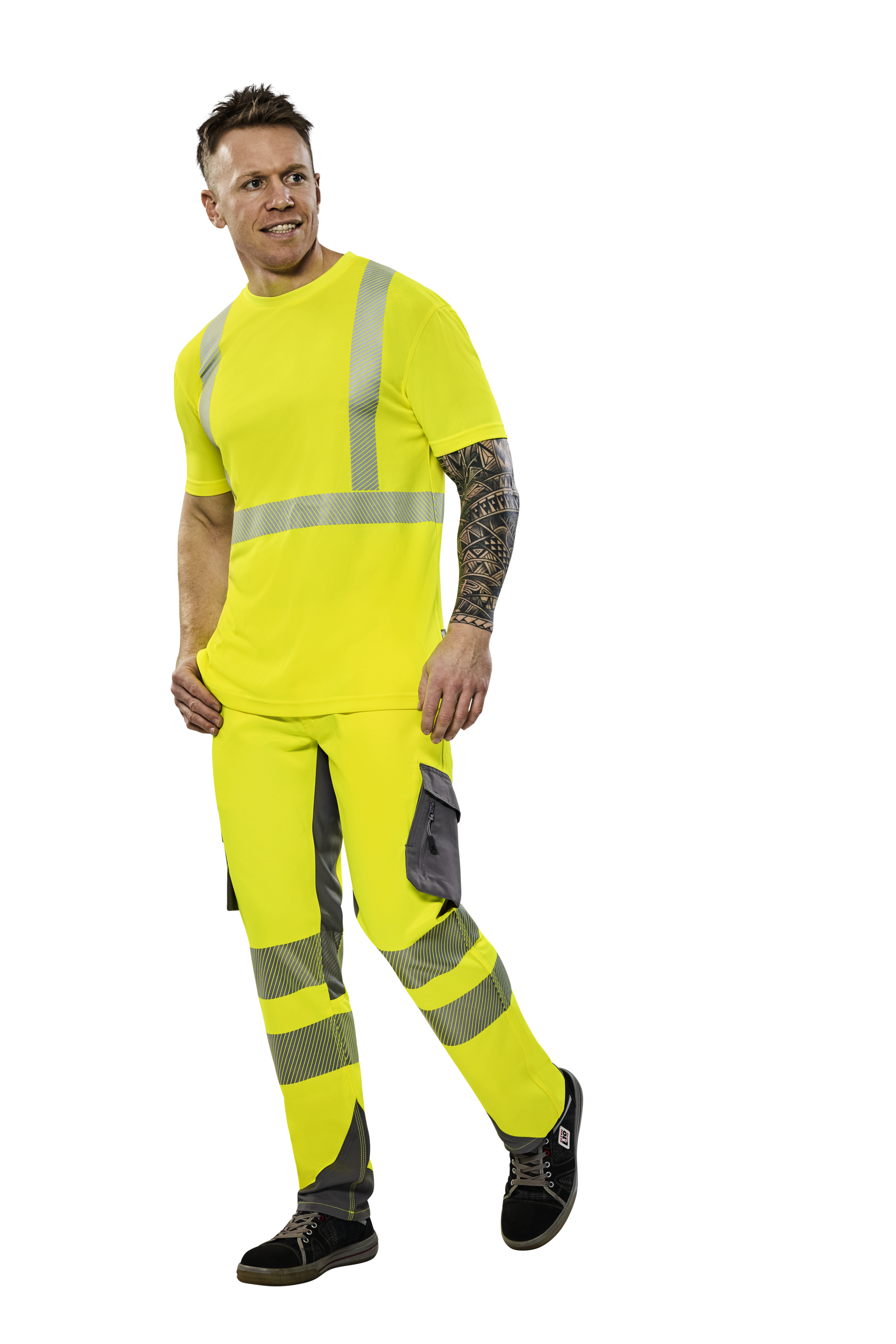 PLANAM T-Shirt 1/4 Norit Warnschutz