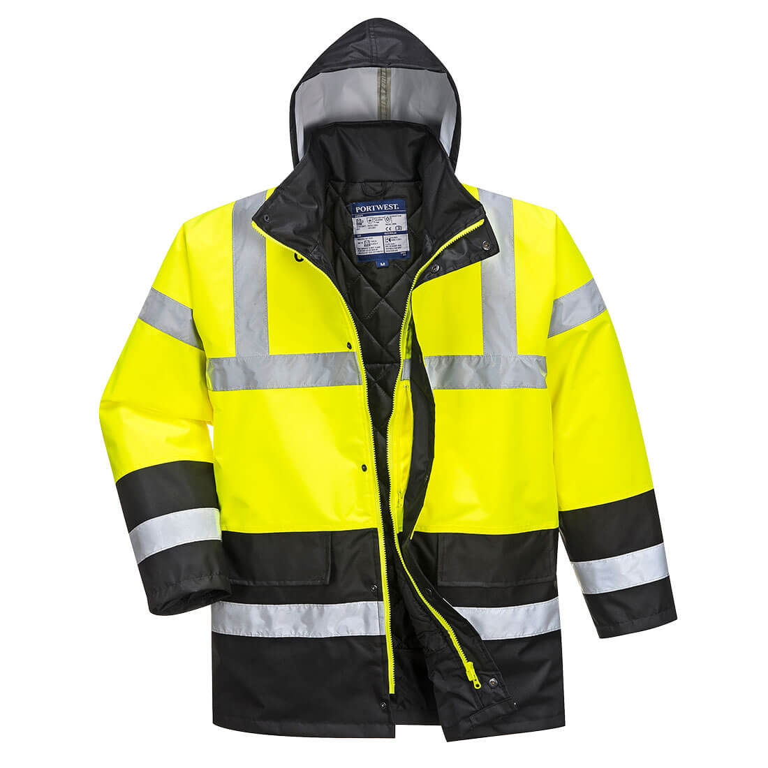 Hi-Vis Kontrast Winter Verkehrsjacke