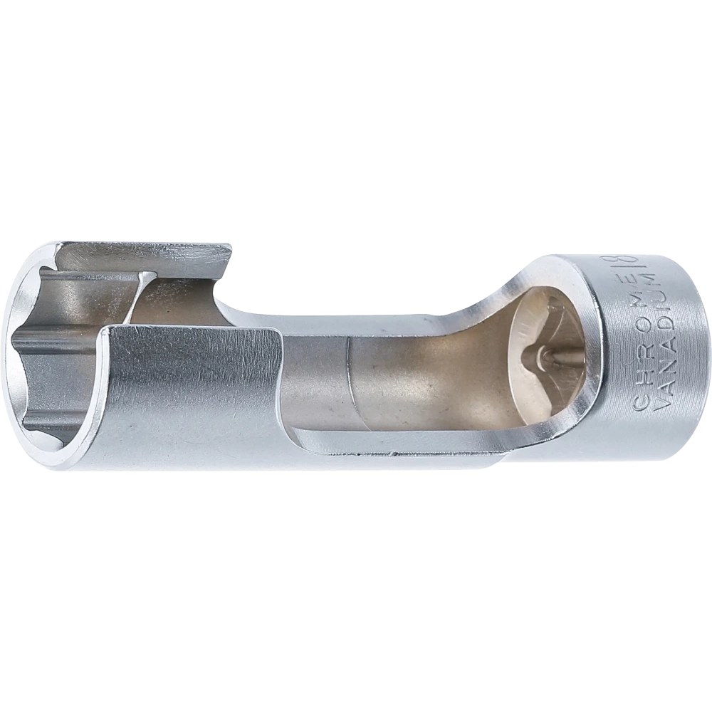 Spezial-Steckschlüssel-Einsatz, geschlitzt, Antrieb Innenvierkant 10 mm (3/8"), SW 18 mm