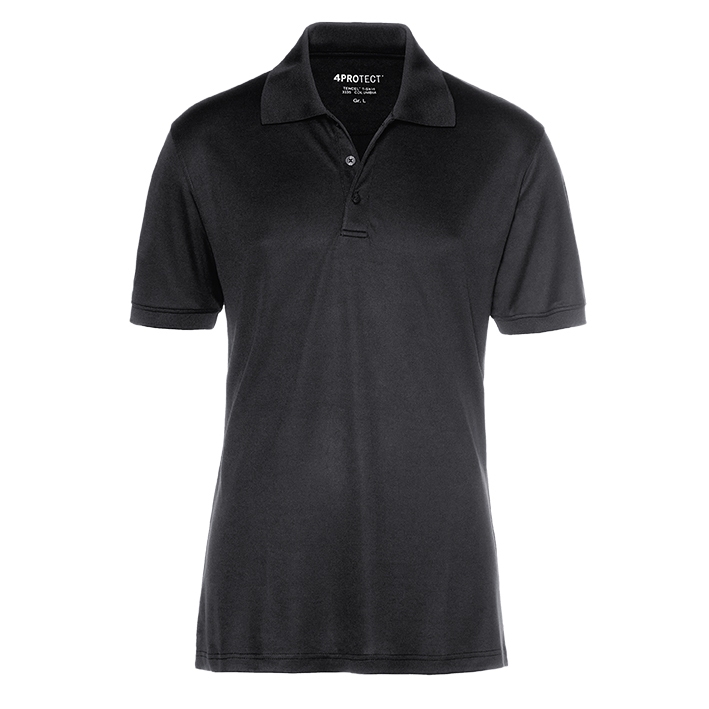 4PROTECT® UV-Schutz-Poloshirt MADISON schwarz
