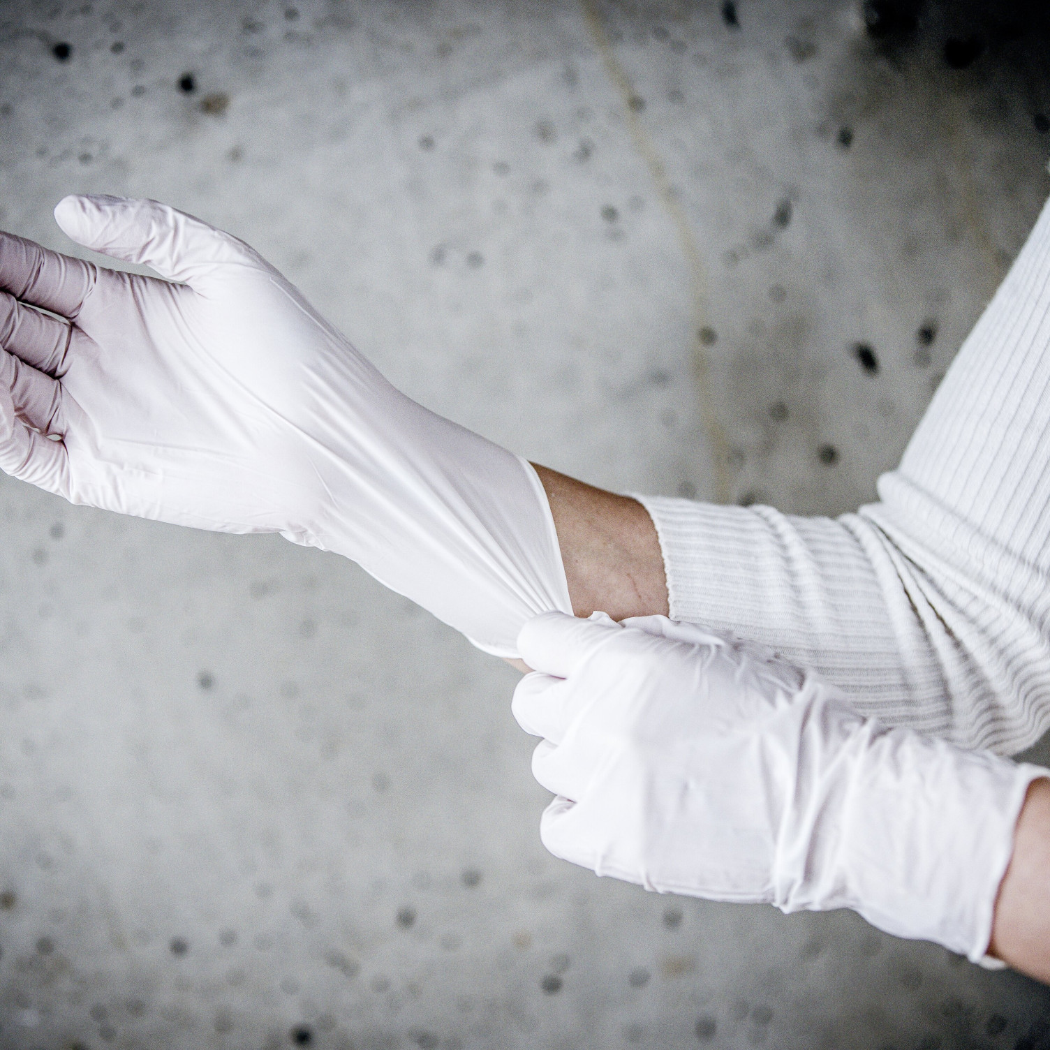 Handschuh IDEAL CARE Latex-Einmalhandschuhe