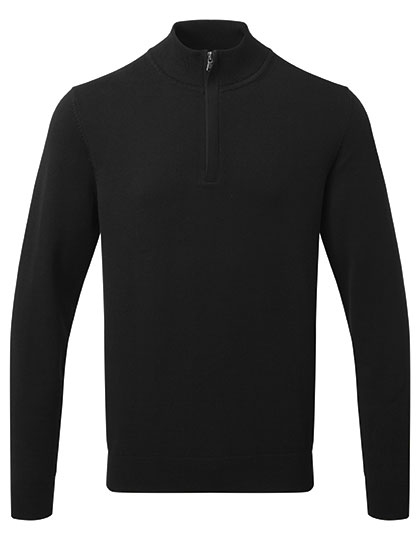 Pullover – Men´s Cotton Blend 1/4 Zip Sweater
