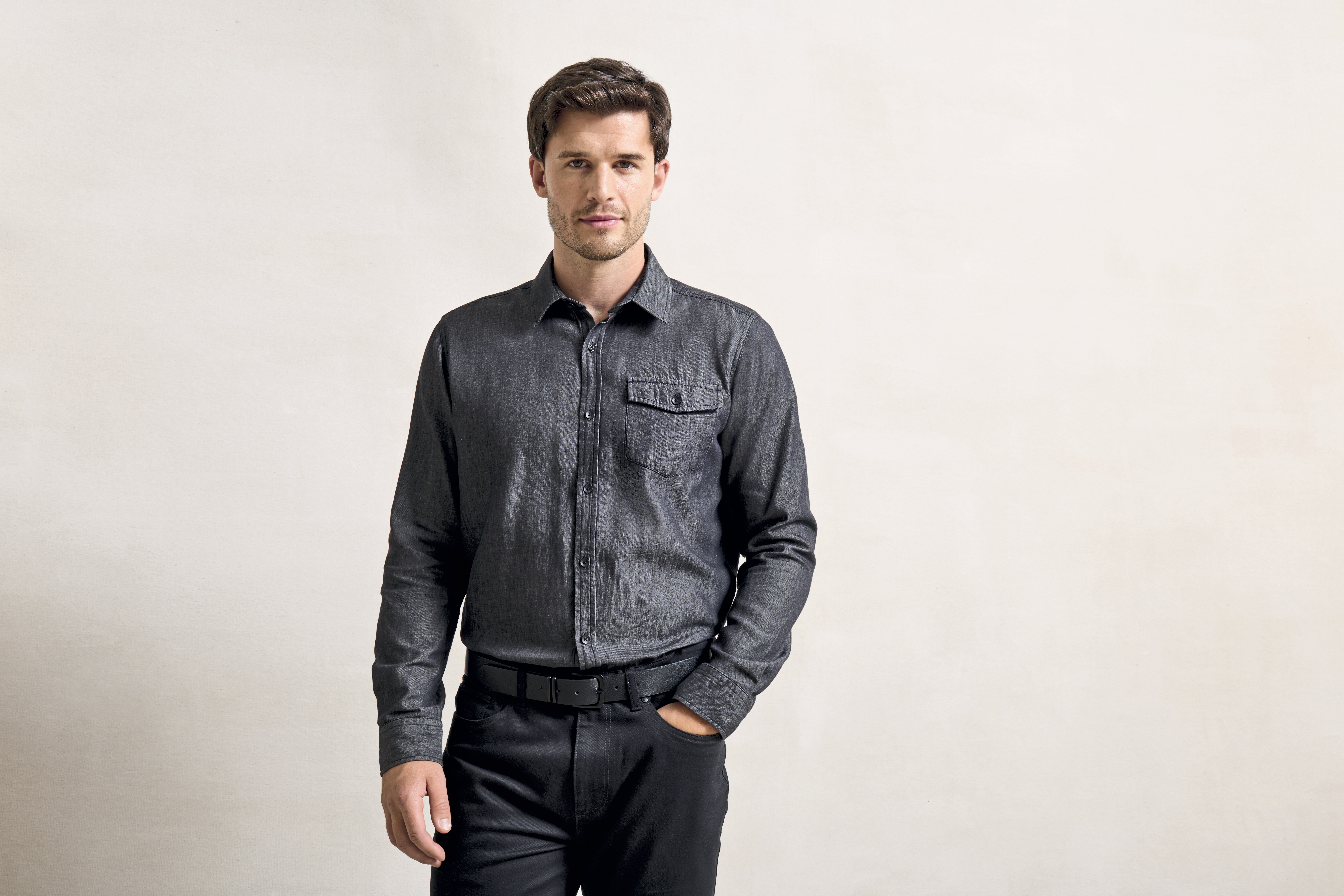 Hemd – Men´s Jeans Stitch Denim Shirt