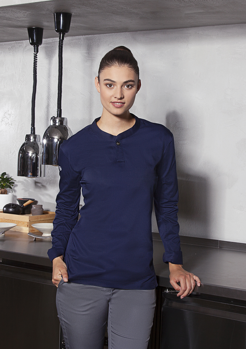 Langarm Damen-Arbeitsshirt Performance