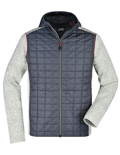 Men´s Knitted Hybrid Jacket