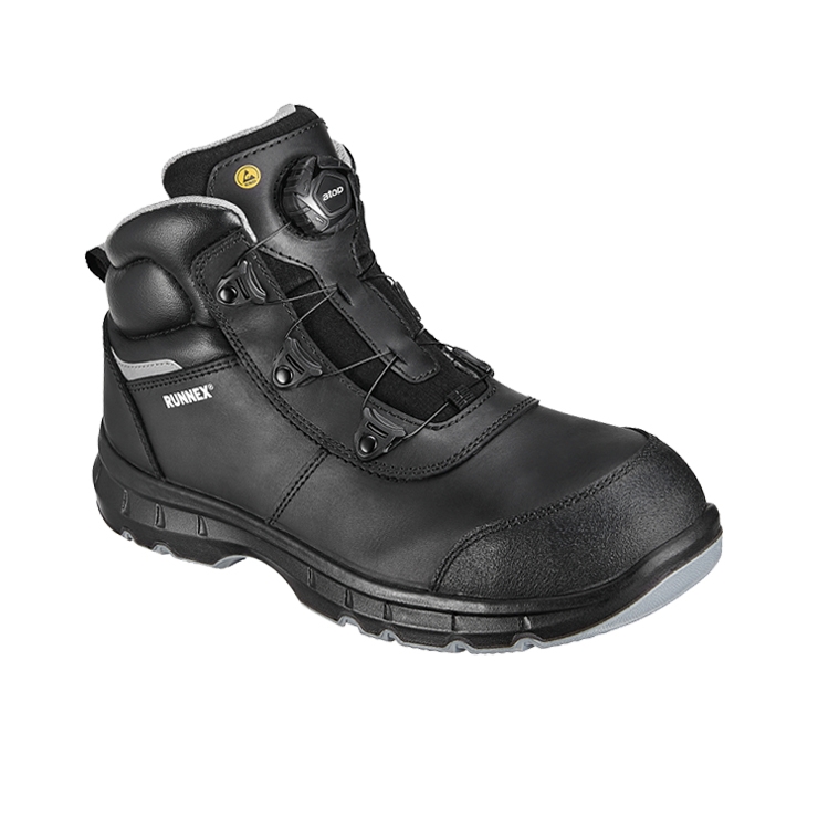RUNNEX® S3S-ESD-Sicherheitsstiefel atop FlexStar schwarz/grau