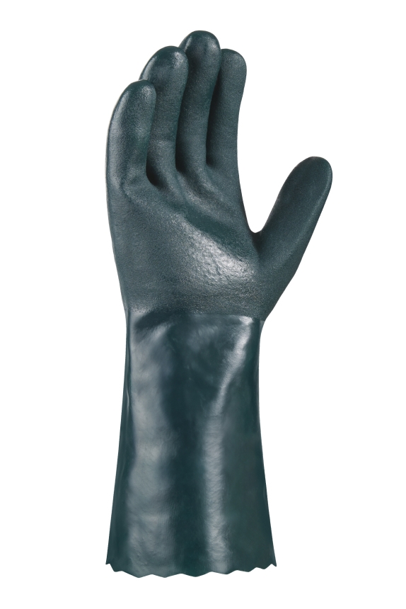 teXXor® Chemikalienschutz-Handschuhe PVC GRÜN grün
