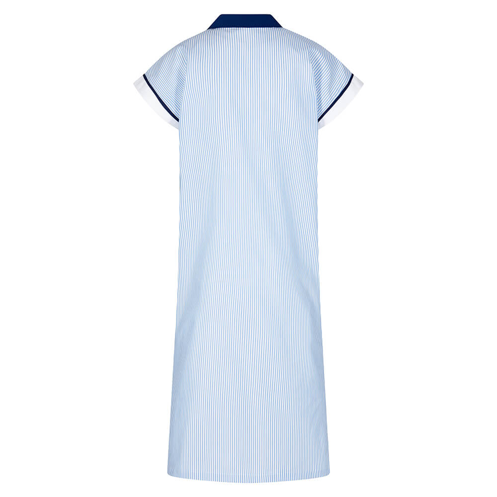 Damen Kittel, blau gestreift
