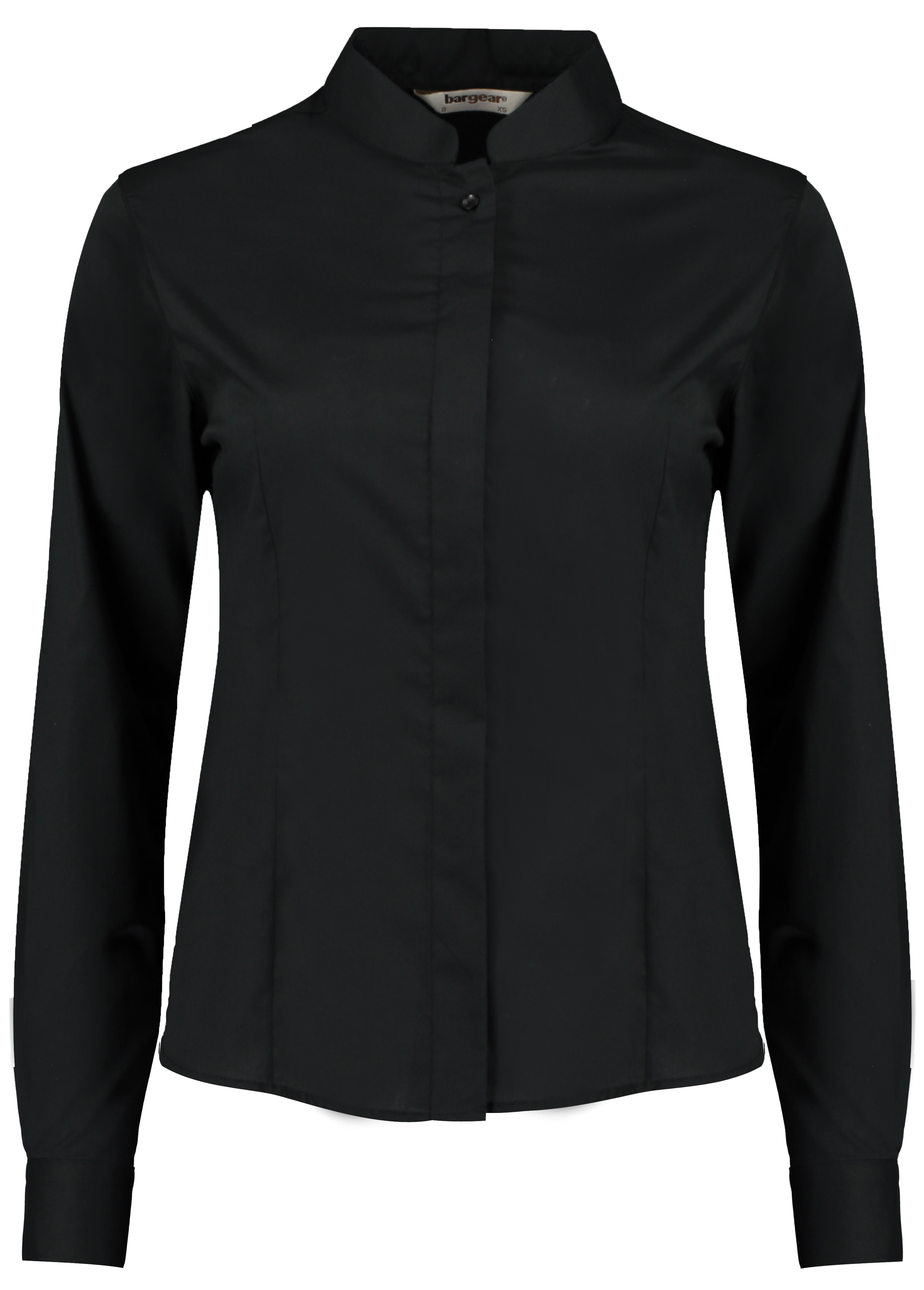 Bluse – Women´s Tailored Fit Shirt Mandarin Collar Long Sleeve