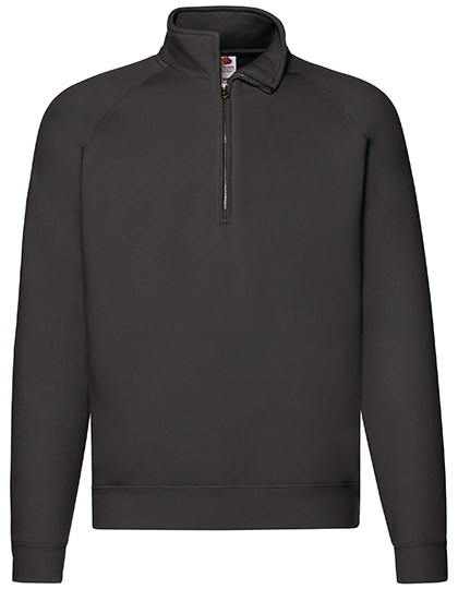 Sweatshirt – Premium Zip Neck Raglan Sweat
