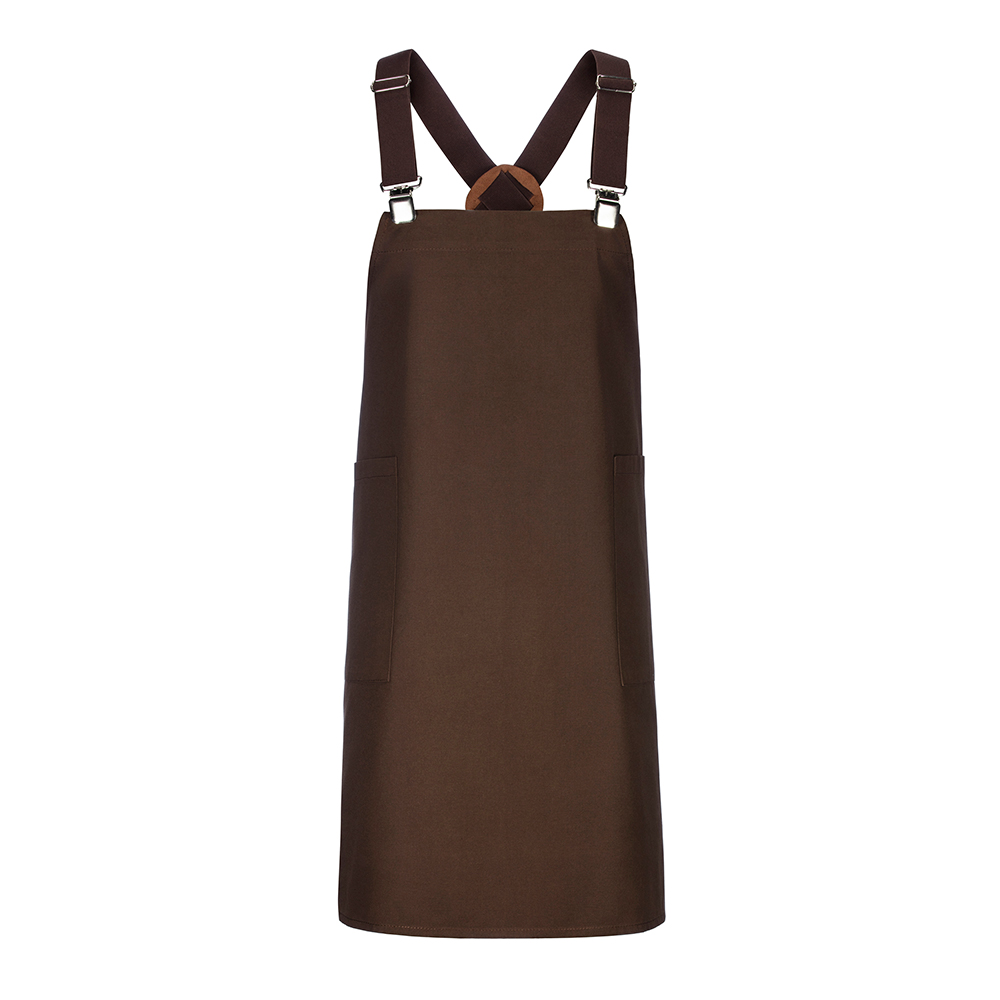 Latzschürze Casual Style mit X-Kreuzung, toffee, B 88 x L 80 cm