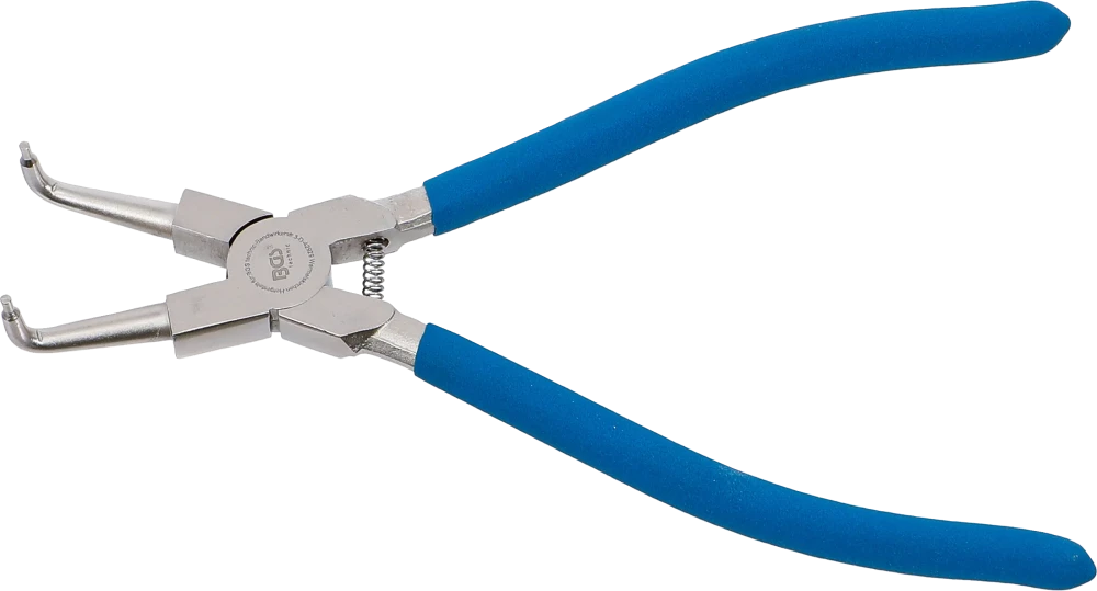 Sprengringzange, abgewinkelt, für Innensprengringe, 250 mm