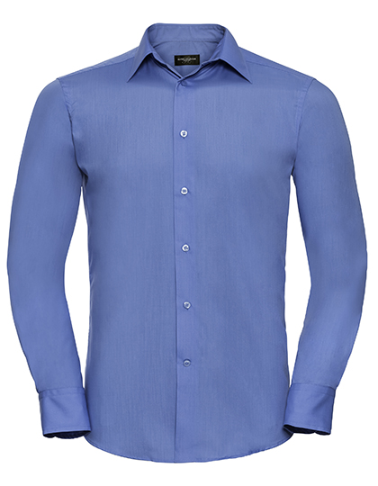 Hemd – Men's Long Sleeve Tailored Polycotton Poplin Shirt