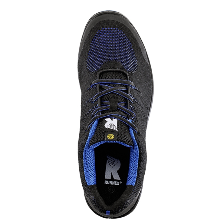 RUNNEX® S1PS-ESD-Sicherheitshalbschuhe SportStar schwarz/blau