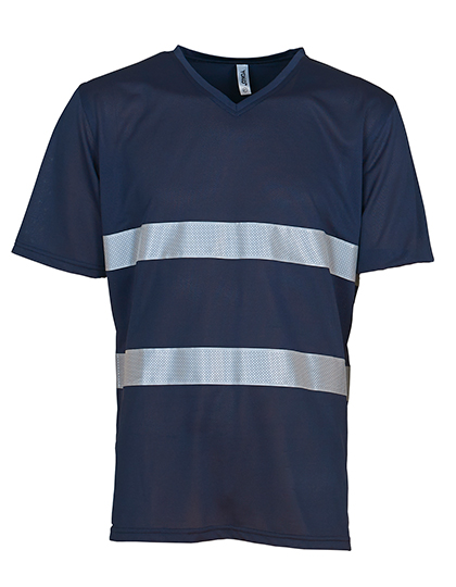 Hi-Vis Top Cool Super Light V-Neck T-Shirt