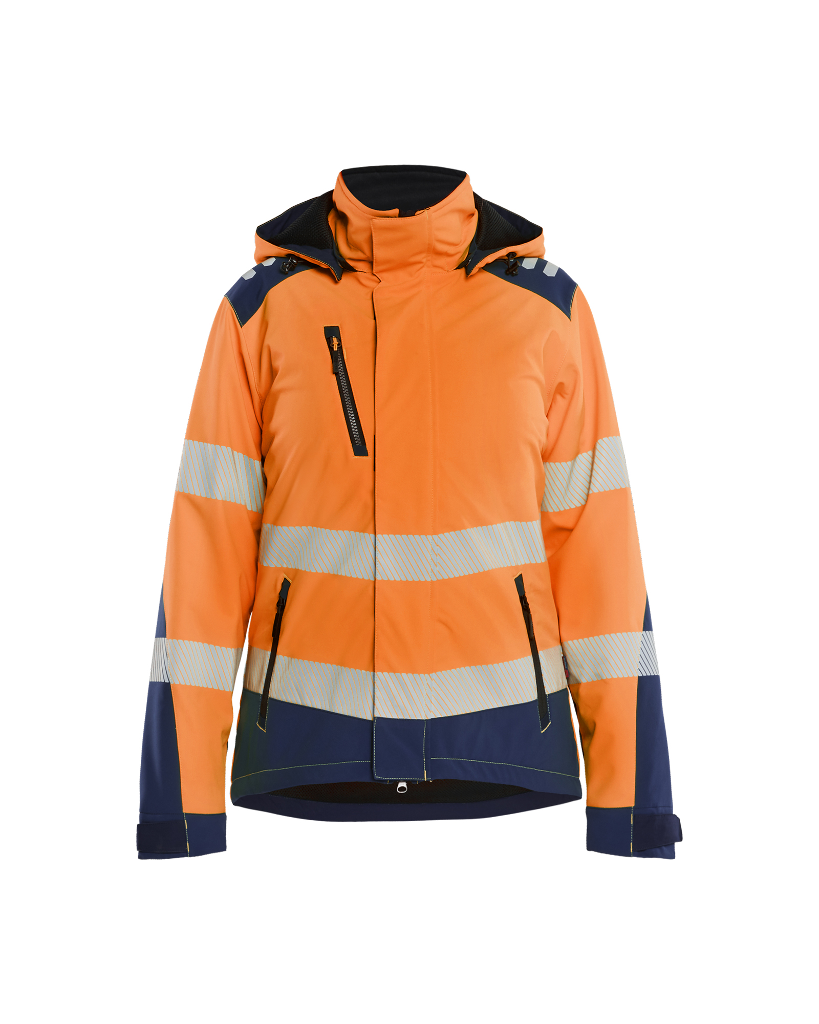 Damen High Vis Softshell Winterjacke