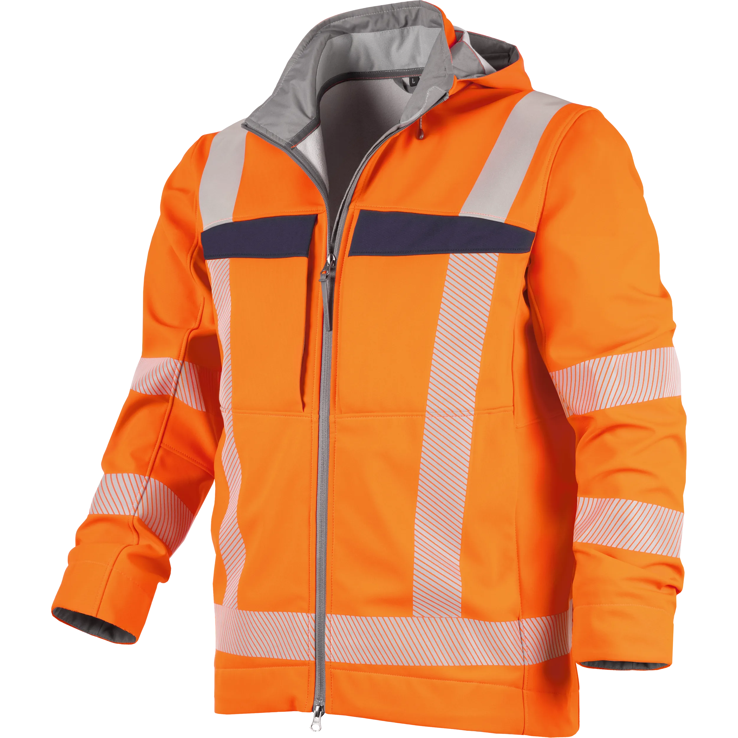 Hybrid-Softshelljacke "Allround-Warnschutz" – wasserdicht & atmungsaktiv