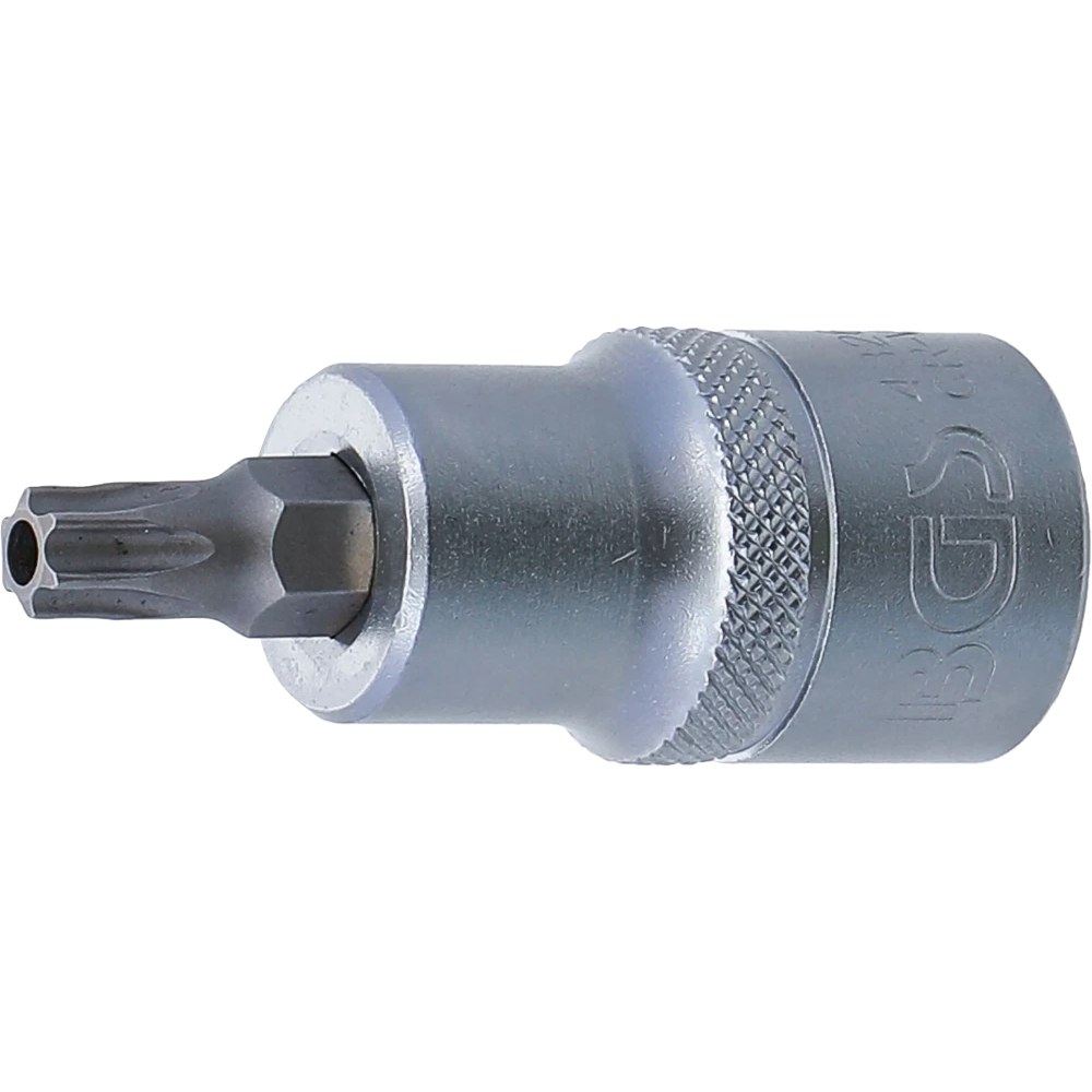 Bit-Einsatz, Antrieb Innenvierkant 12,5 mm (1/2"), T-Profil (für Torx) mit Bohrung T40