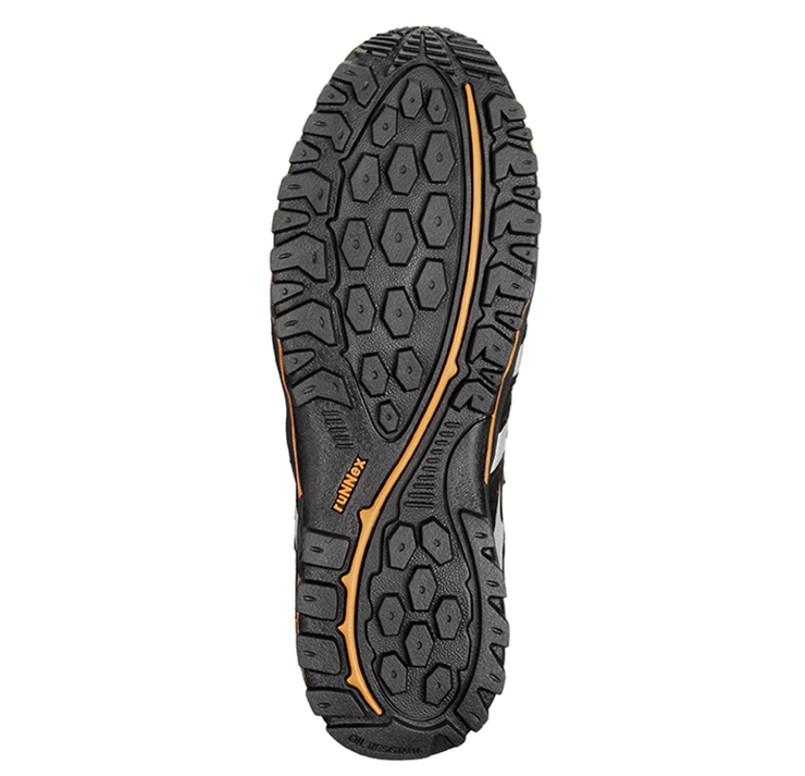 RUNNEX® S1PS-Sicherheitshalbschuhe LightStar schwarz/orange/silber