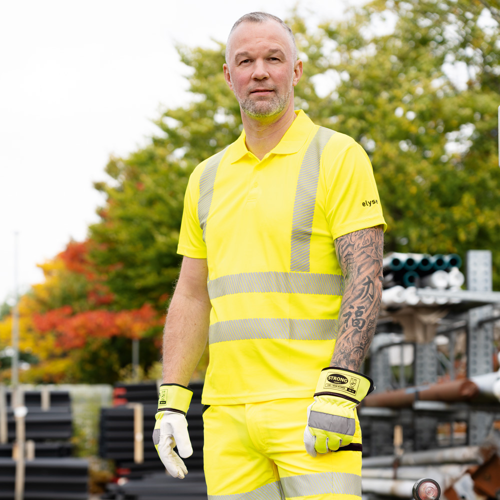UV- und Warnschutz Polo-Shirt Leens