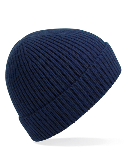 Engineered Knit Ribbed Beanie