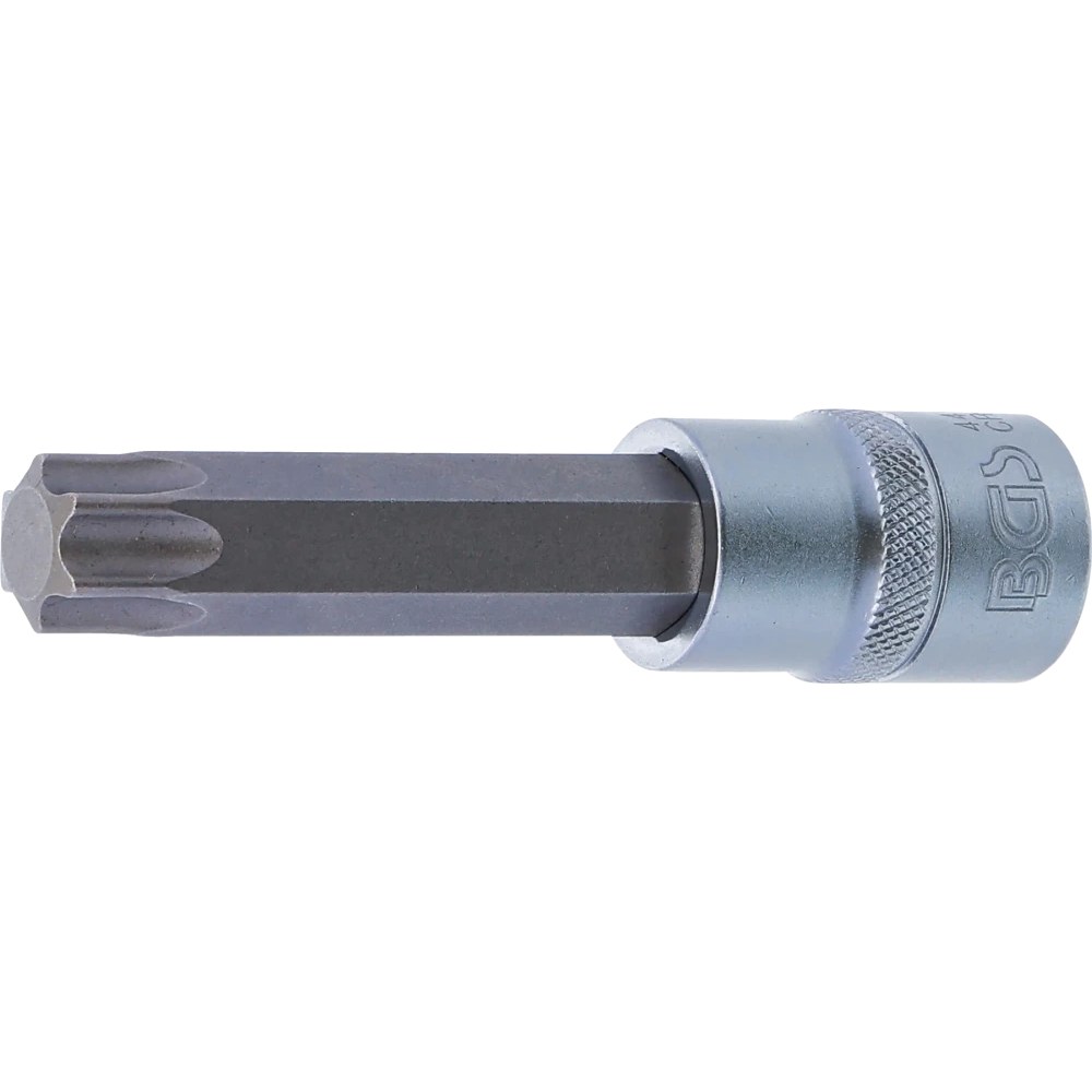 Bit-Einsatz, Länge 100 mm, Antrieb Innenvierkant 12,5 mm (1/2"), T-Profil (für Torx) T70