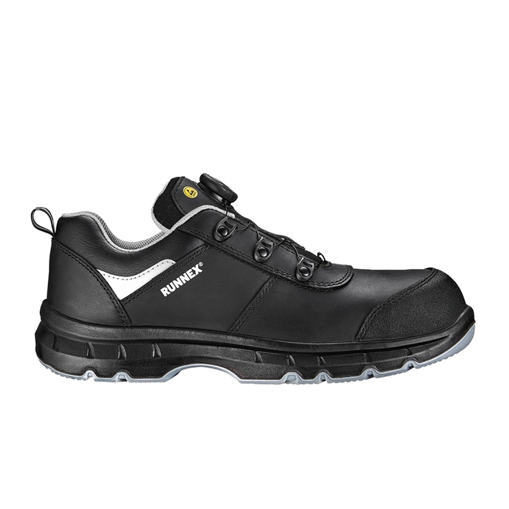 RUNNEX® S3S-ESD-Sicherheitshalbschuhe atop FlexStar schwarz/ grau