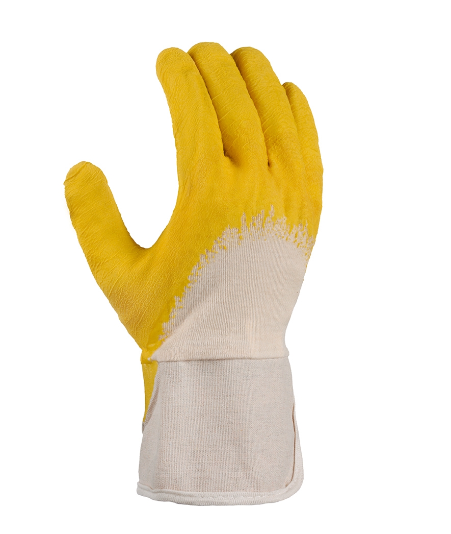 teXXor® Universalhandschuhe LATEXBESCHICHTET natur/gelb