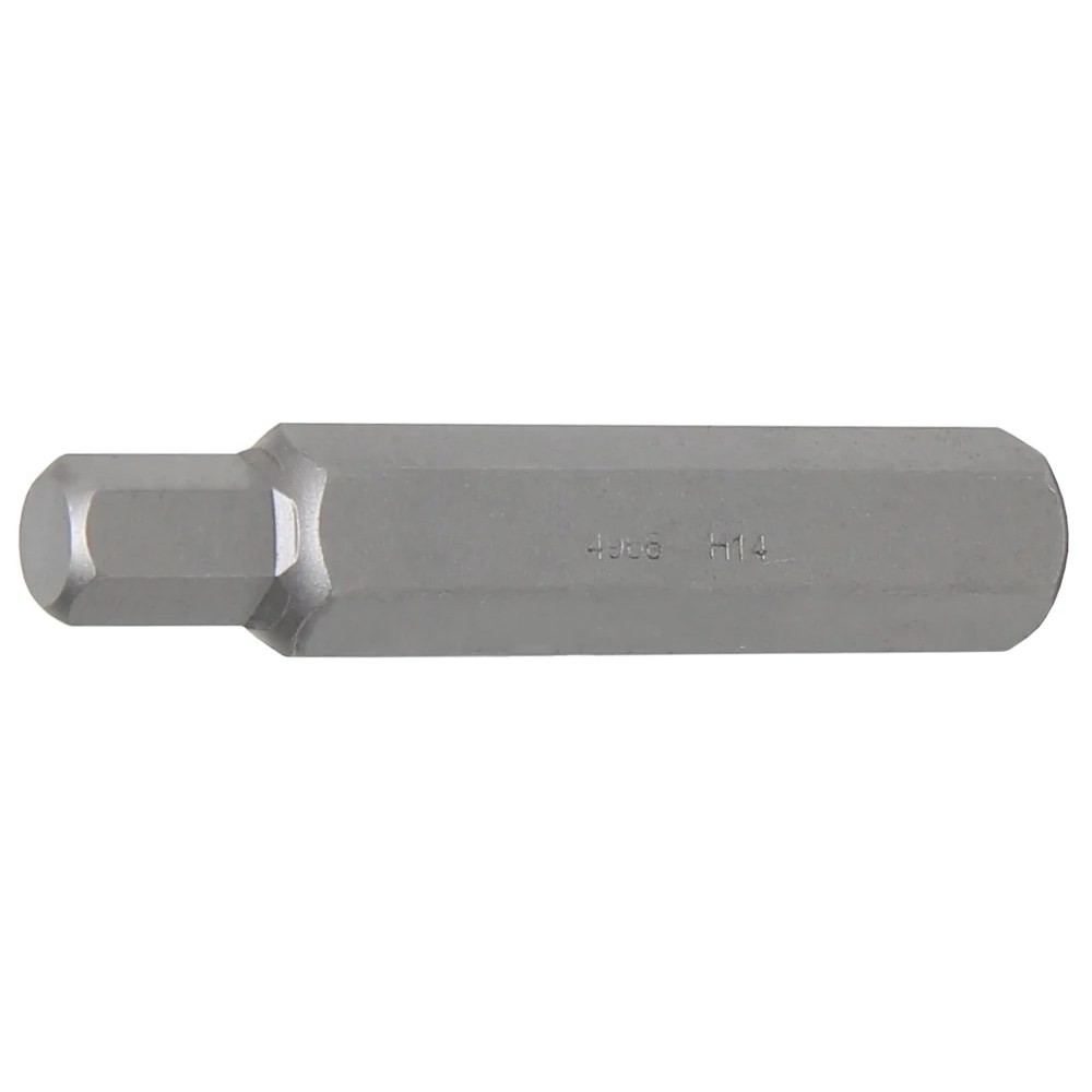 Bit, Länge 75 mm, Antrieb Außensechskant 10 mm (3/8"), Innensechskant 14 mm