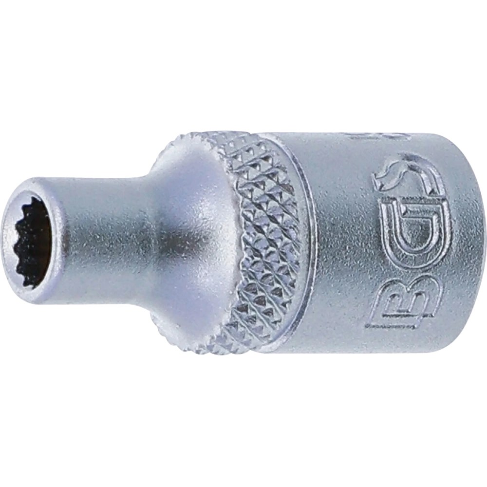 Steckschlüssel-Einsatz Zwölfkant, Antrieb Innenvierkant 6,3 mm (1/4"), SW 4 mm