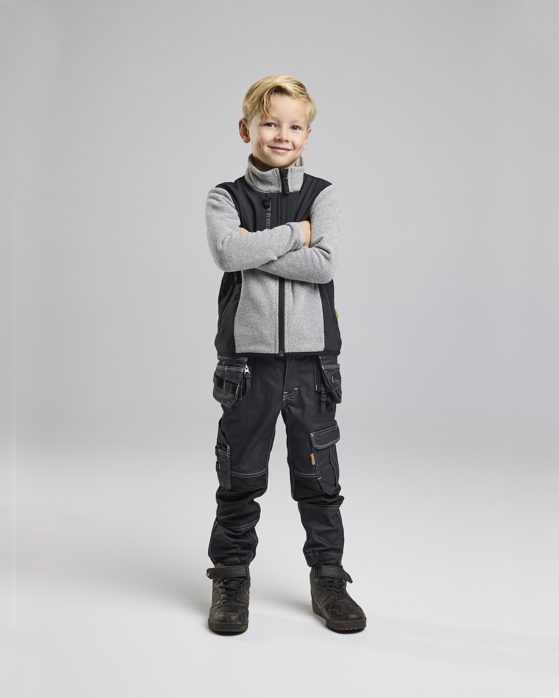 Kinder Strickjacke aus Fleece