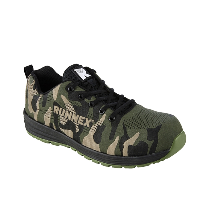 RUNNEX® S3S-Sicherheitshalbschuhe SportStar oliv/schwarz/beige