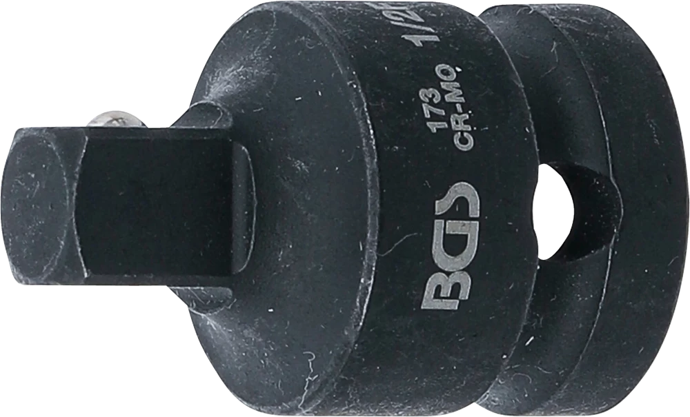 Kraft-Steckschlüssel-Adapter, Innenvierkant 12,5 mm (1/2") - Außenvierkant 10 mm (3/8")