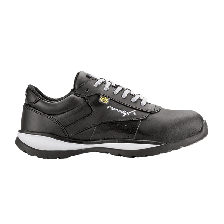 RUNNEX® S3S-Damen-ESD-Sicherheitshalbschuhe GirlStar schwarz/weiß