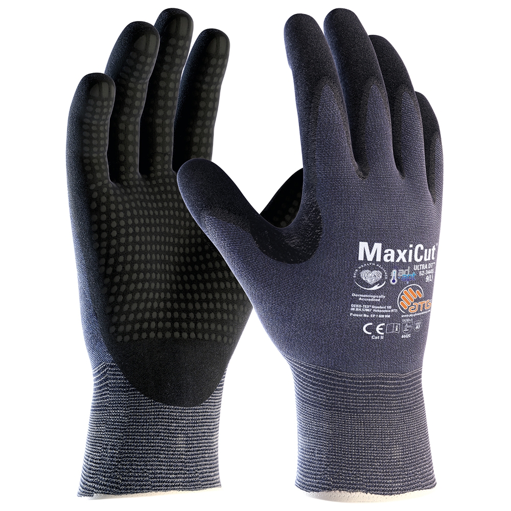 MaxiCut® Ultra DT™ AD-APT®Schnittschutz-Strickhand.(52-3445) blau/schwarz