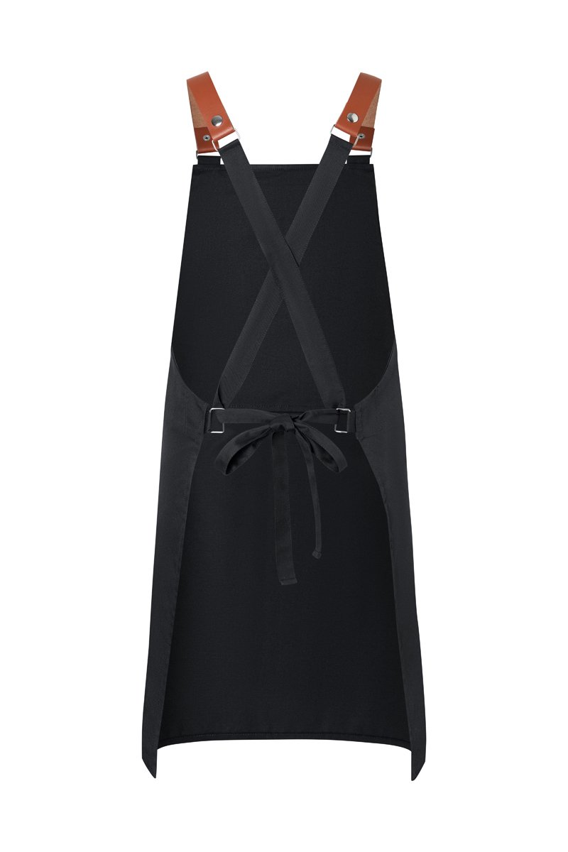 DIAMOND CUT® Bib Apron with Genuine Leather Straps