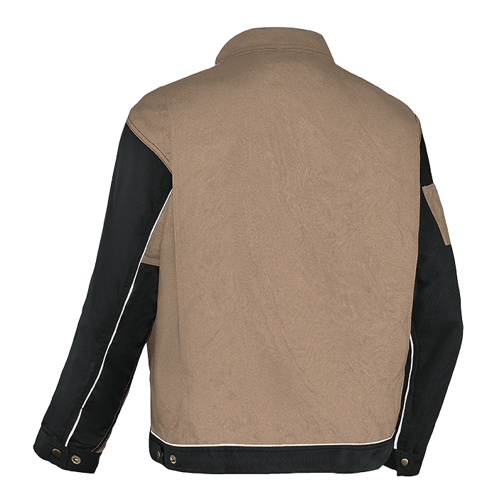 teXXor® Canvas (320 g/m²) Bundjacke RIO khaki/schwarz