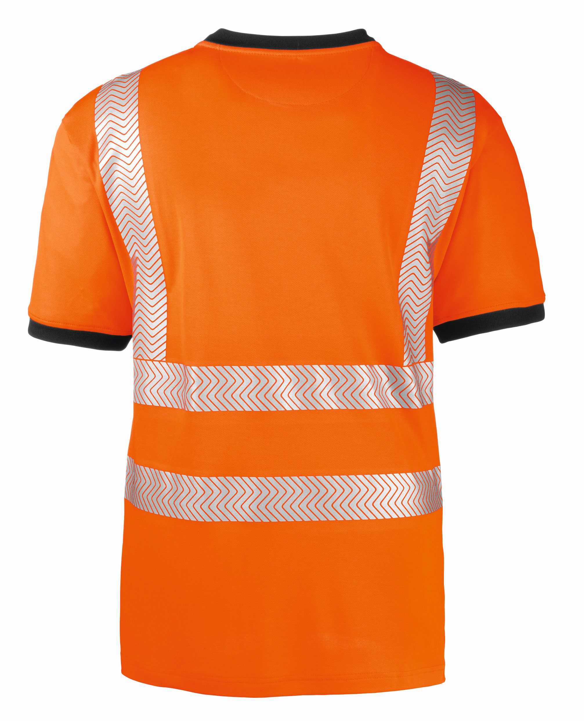 4PROTECT® Warnschutz UV-T-Shirt MIAMI leuchtorange/grau
