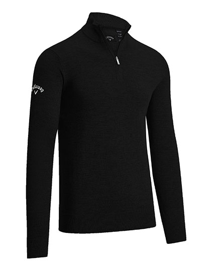 Pullover – Men´s 1/4 Zipped Merino Sweater