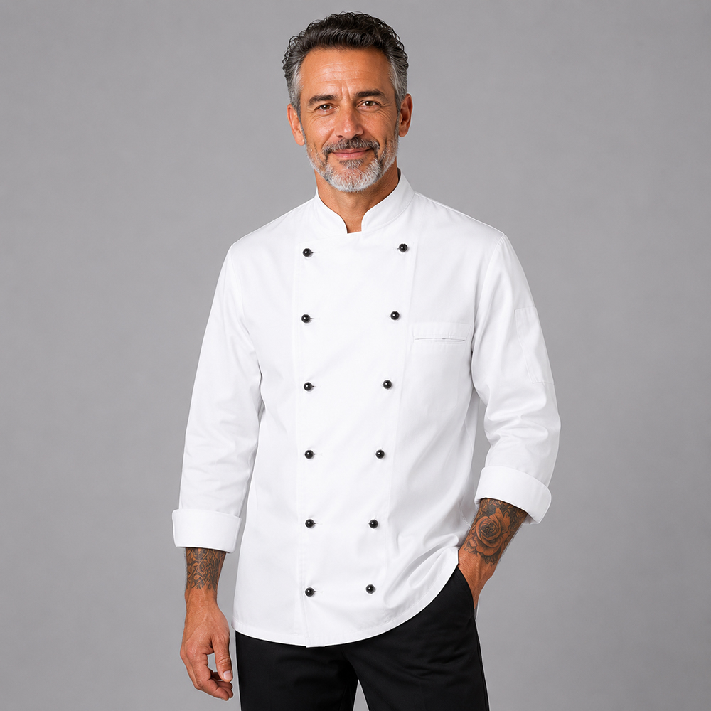 Kochjacke BASIC, weiß