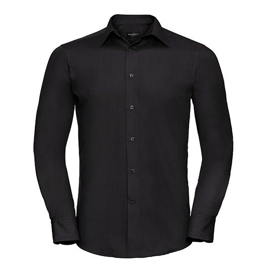 Hemd – Men's Long Sleeve Tailored Polycotton Poplin Shirt