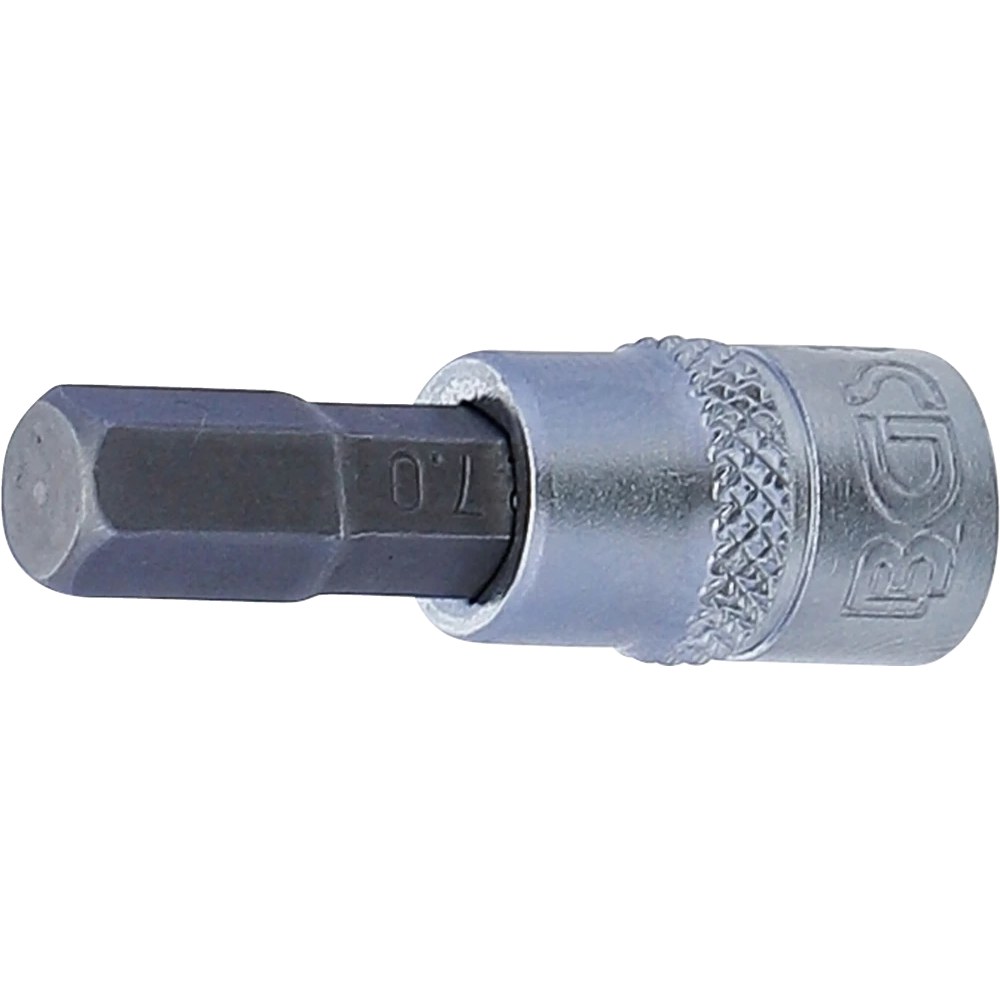 Bit-Einsatz, Antrieb Innenvierkant 6,3 mm (1/4"), Innensechskant 7 mm