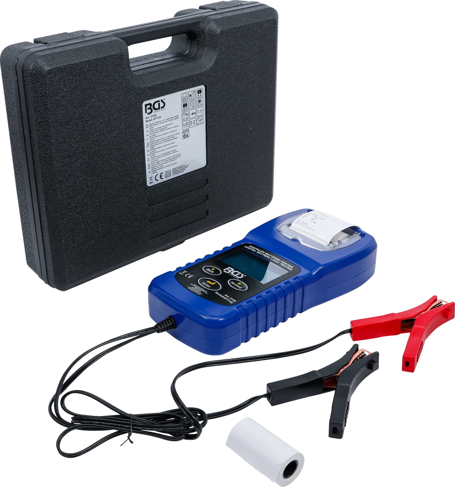 Digitaler Batterie- und Ladesystem-Tester, mit Drucker