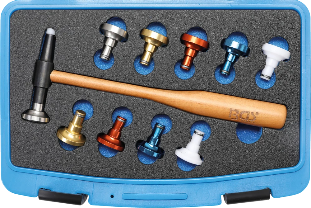 Wechselkopf-Hammer-Satz, Ø 28mm, 11-tlg.