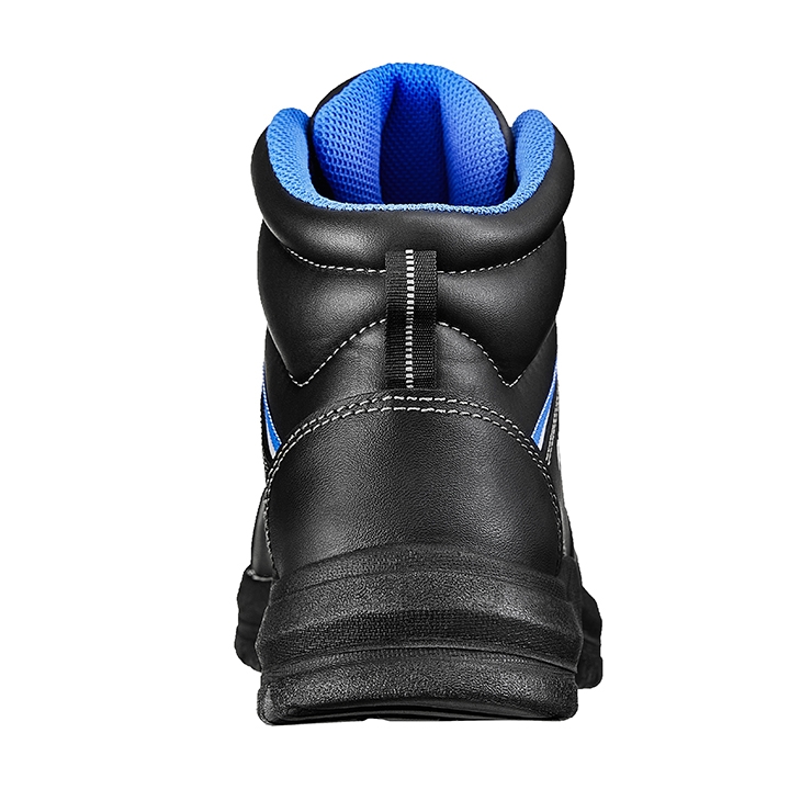 RUNNEX® S3S ESD-Sicherheitsschnürstiefel TeamStar schwarz/blau
