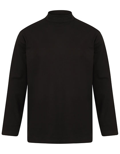 T-Shirt – Roll-Neck Long-Sleeve Top