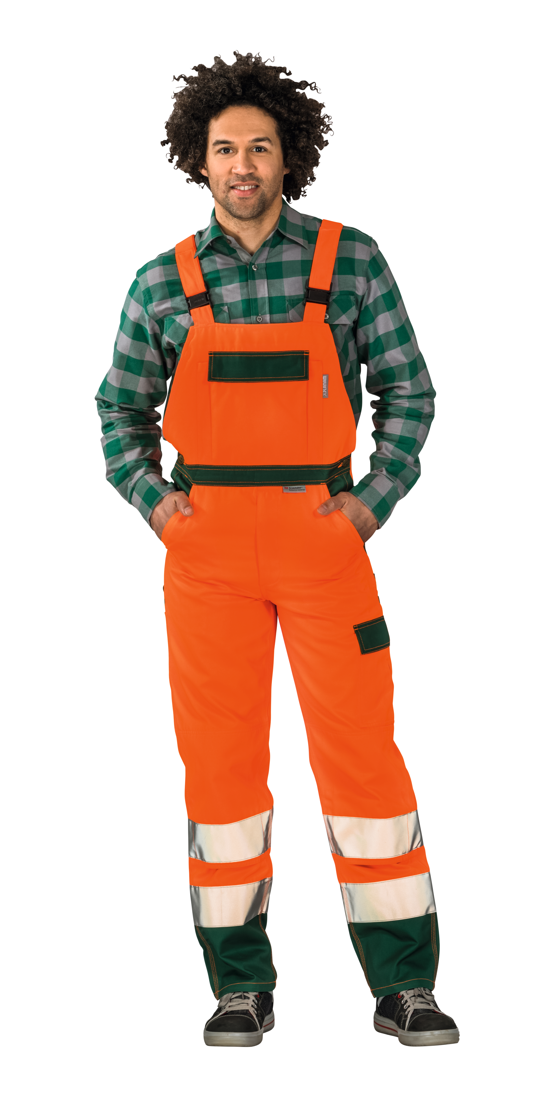 PLANAM Latzhose Warnschutz