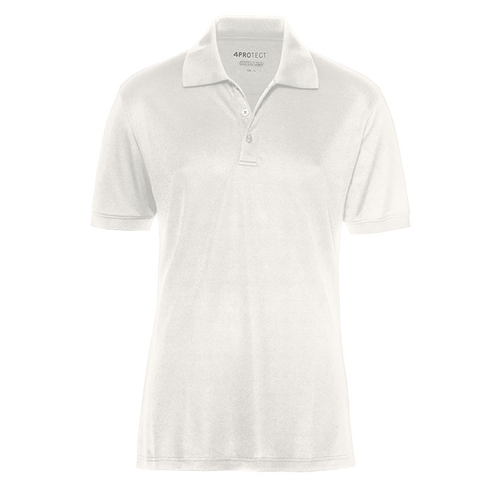 4PROTECT® UV-Schutz-Poloshirt MADISON weiß