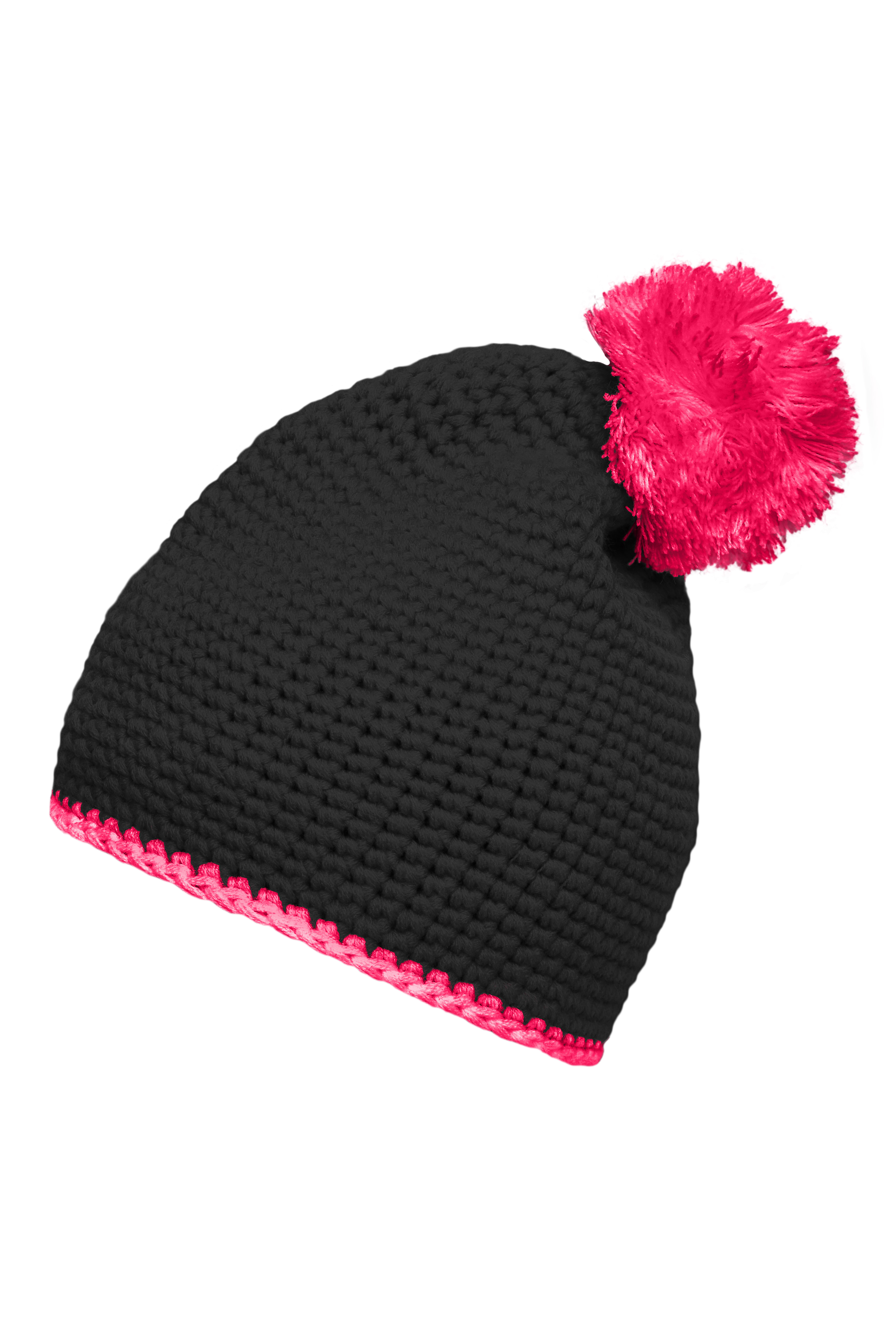 Mütze – Pompon Hat With Contrast Stripe