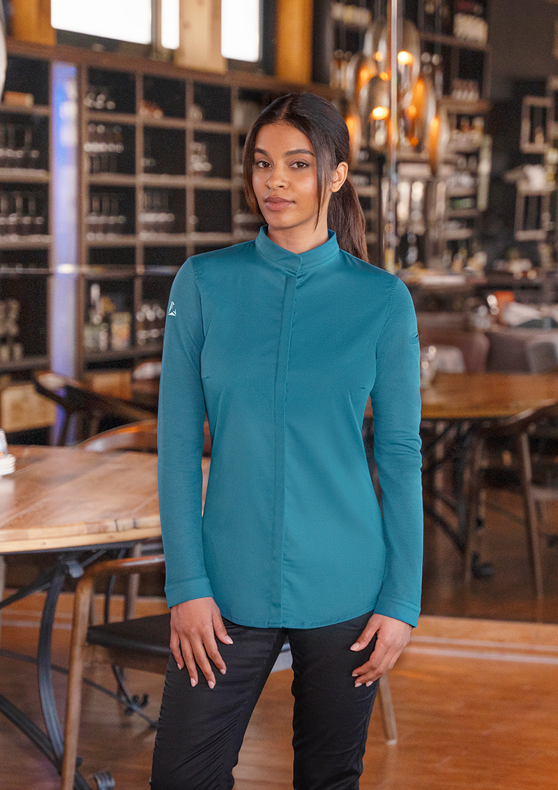 Long-Sleeve Women's Chef Jacket DIAMOND CUT® Avantgarde